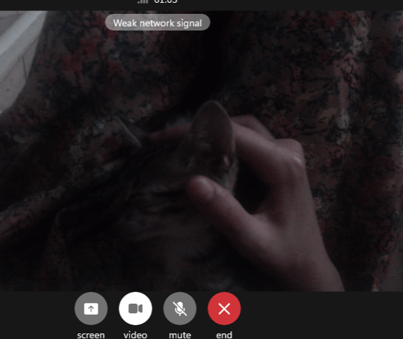 Call with my dad ..