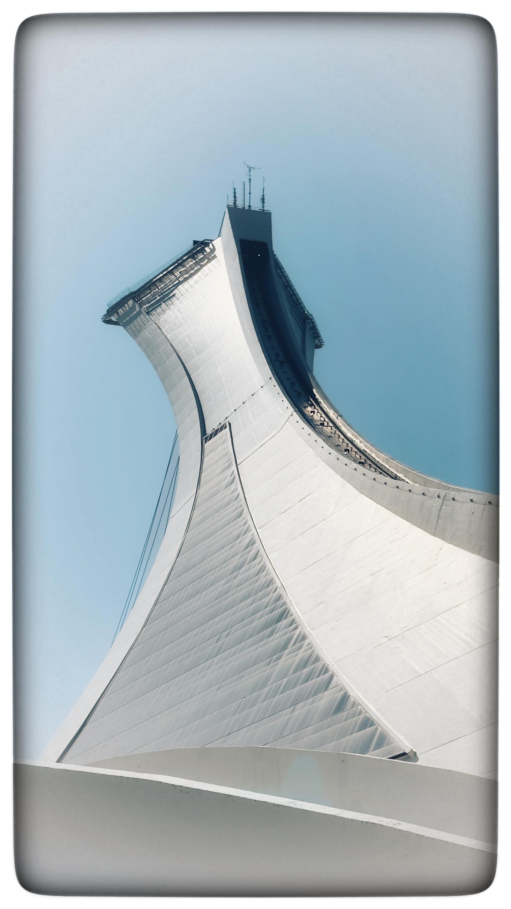 World-renowned Montreal Olympic Stadium inclined tour. Processed with Snapseed.