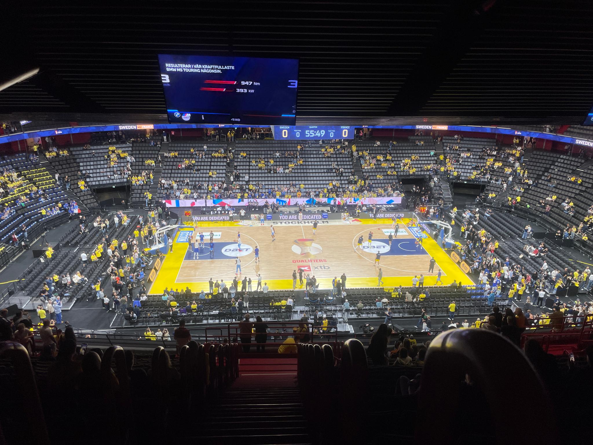 Sverige-Frankrike i Globen