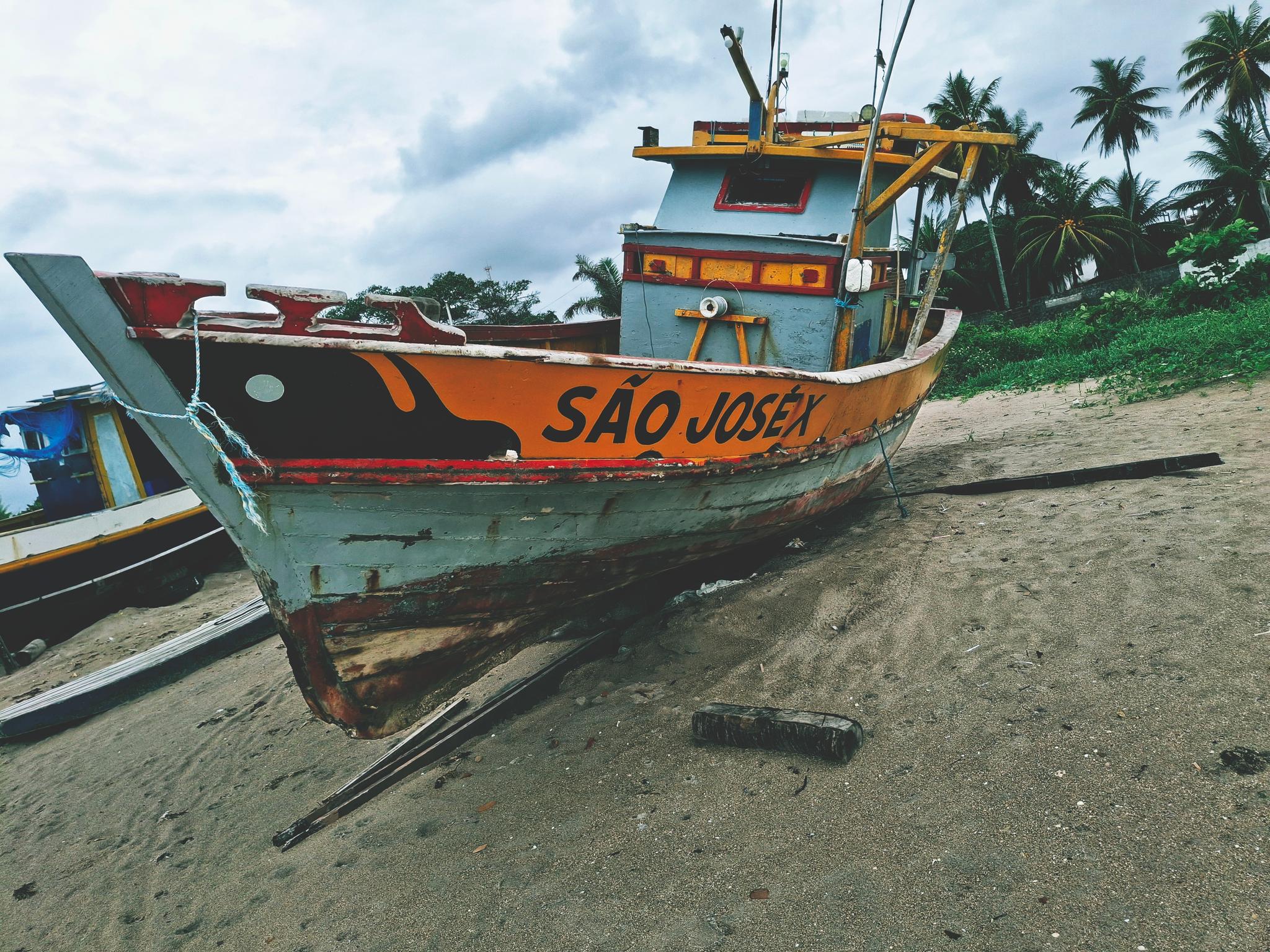 Boat by the beach