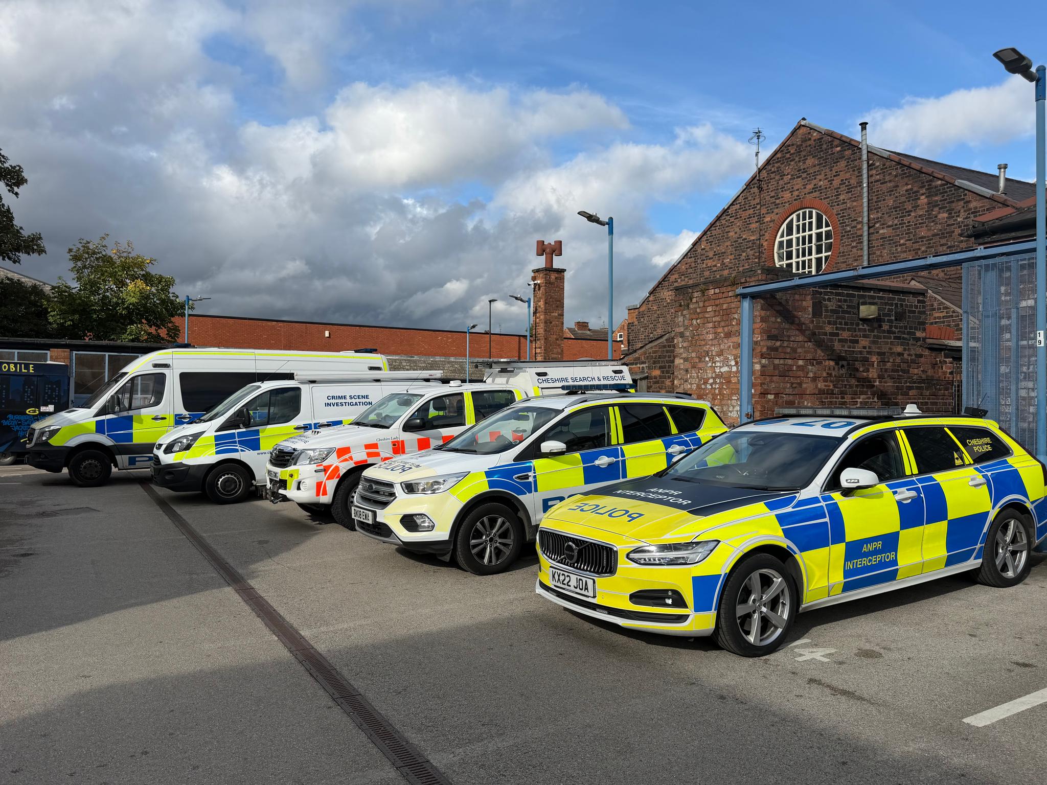 Police vehicles at the Police Museum Open Day