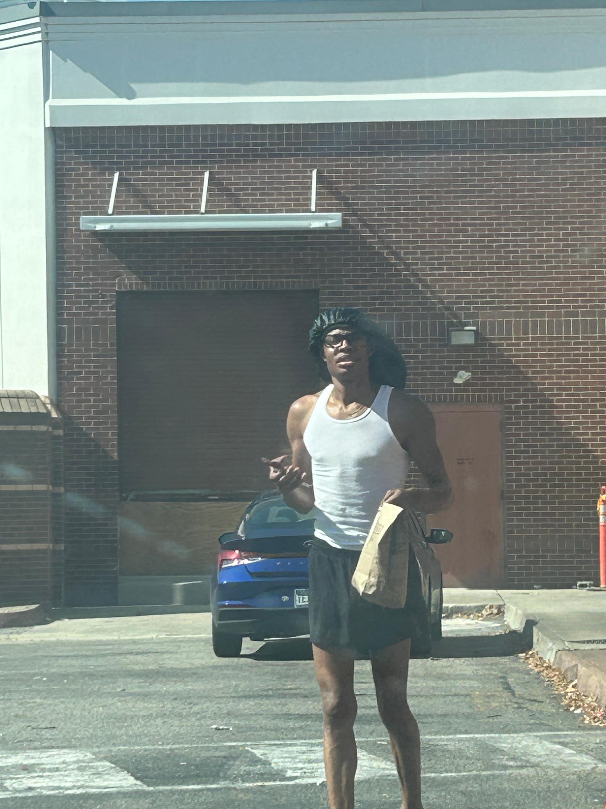 Keon Spotted Leaving Chipotle