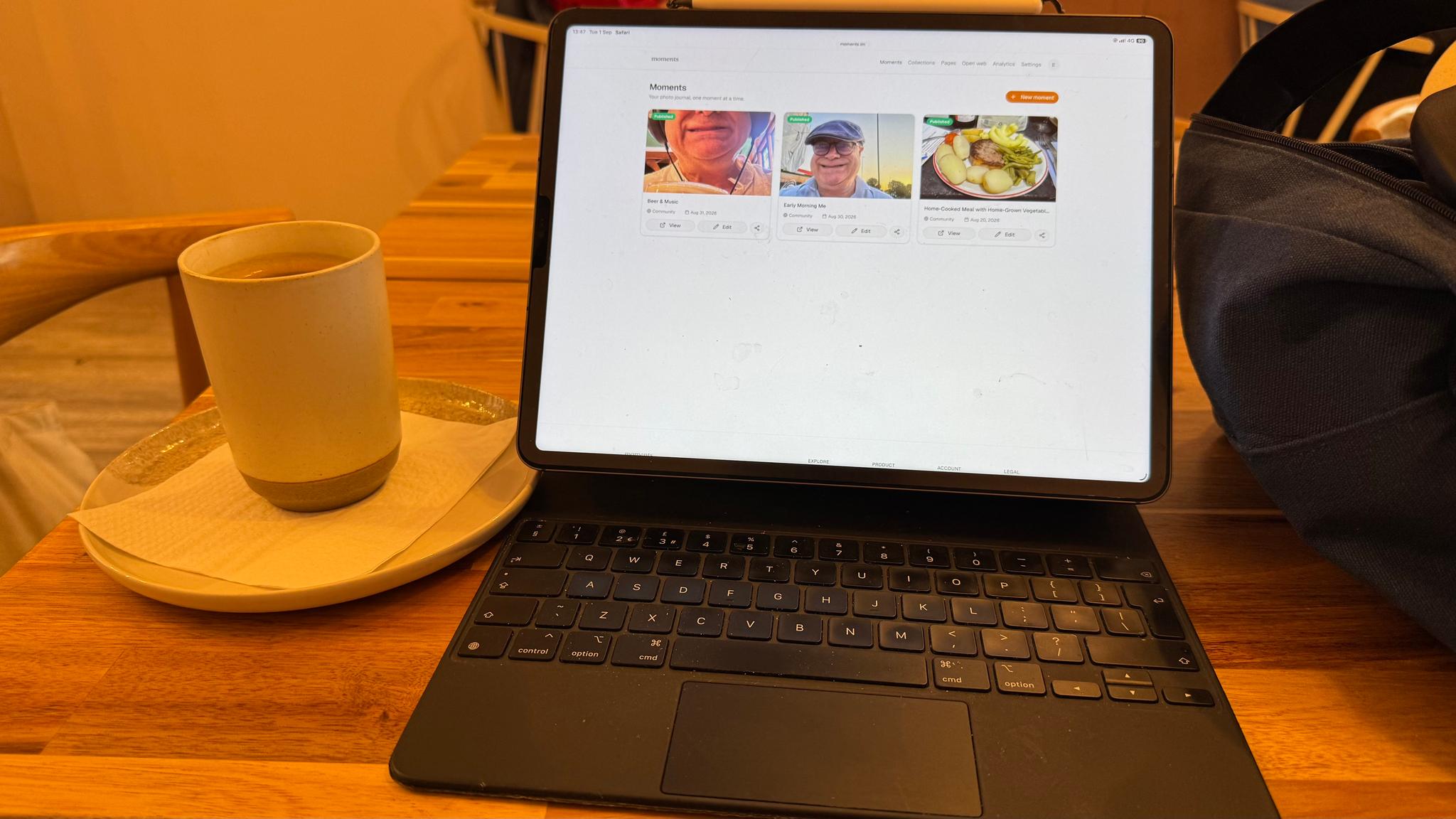Coffee & iPad