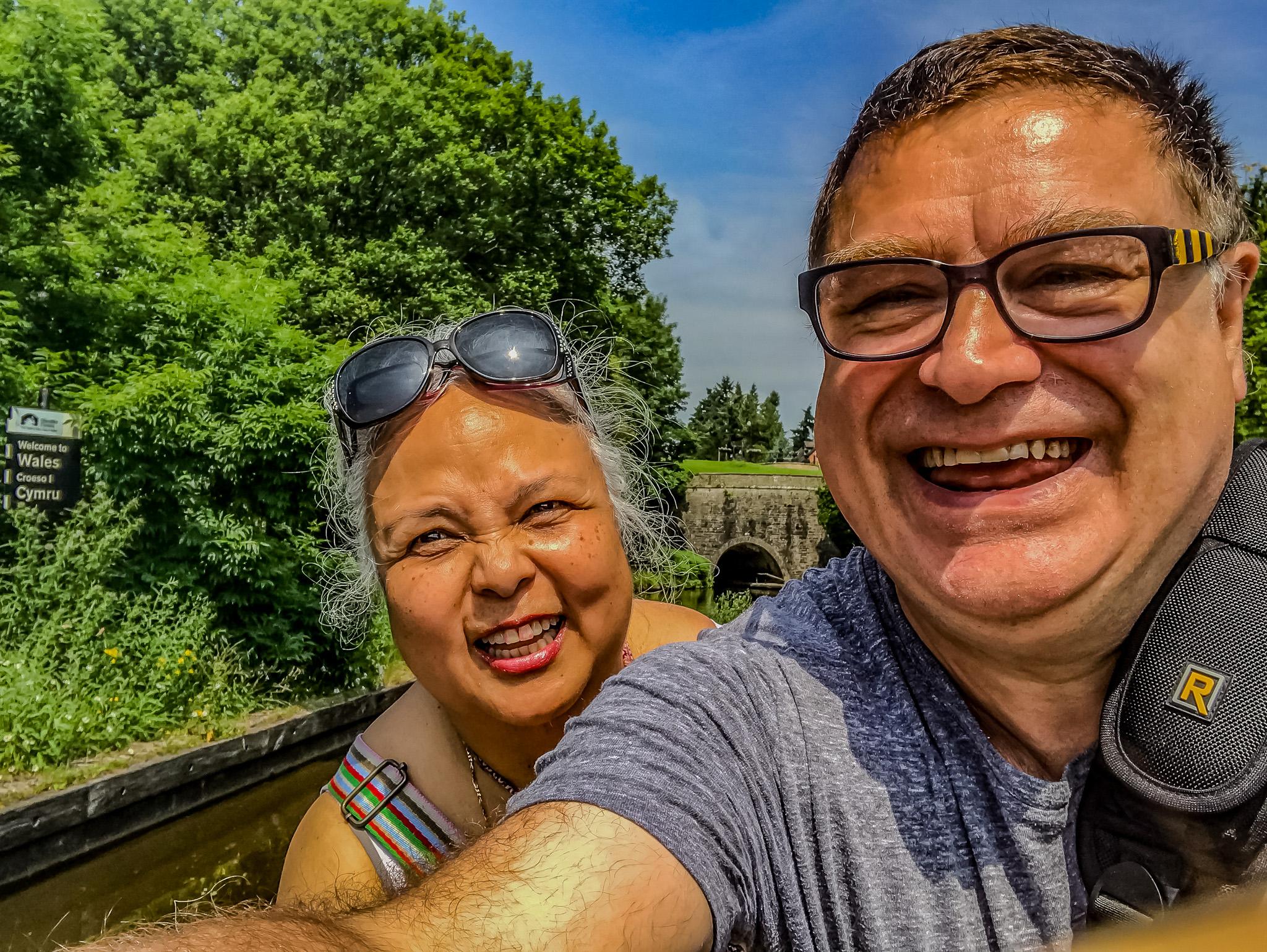 Kathy and Ian in North Wales