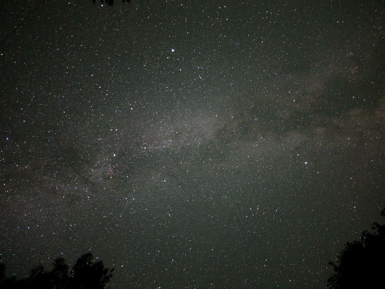 a gorgeous shot of the night sky