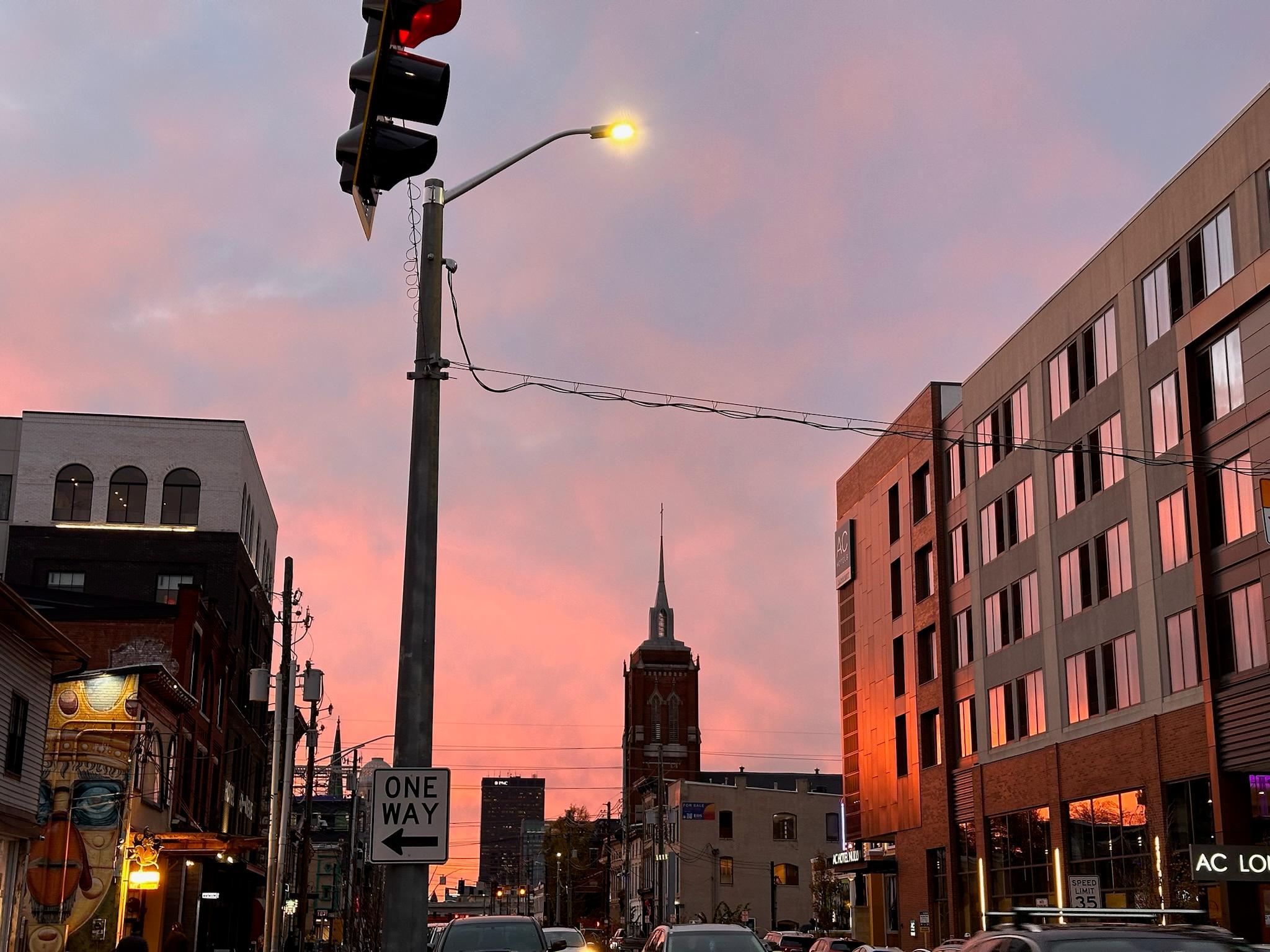 Sunset in Louisville