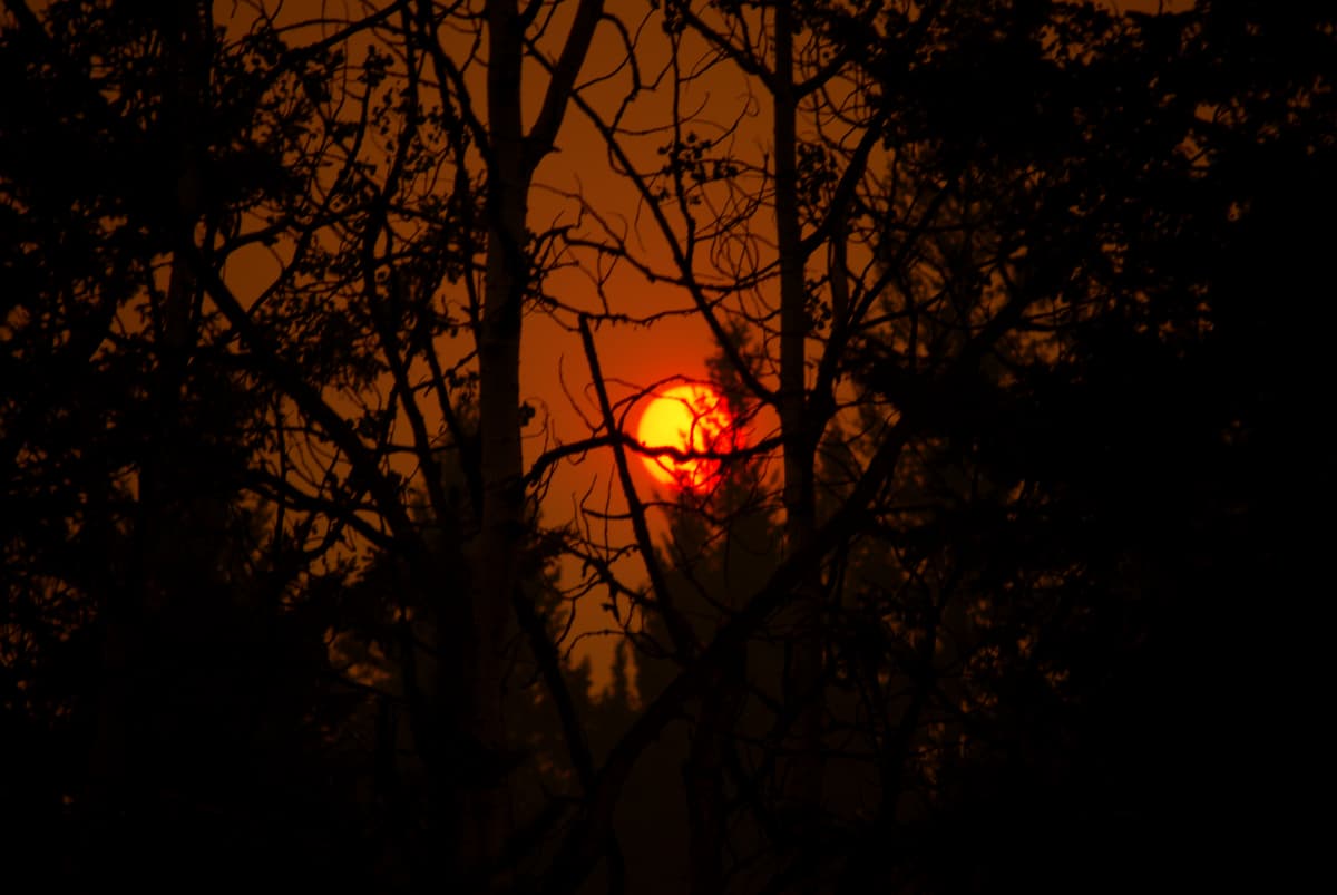Sun going down on a terrible day.