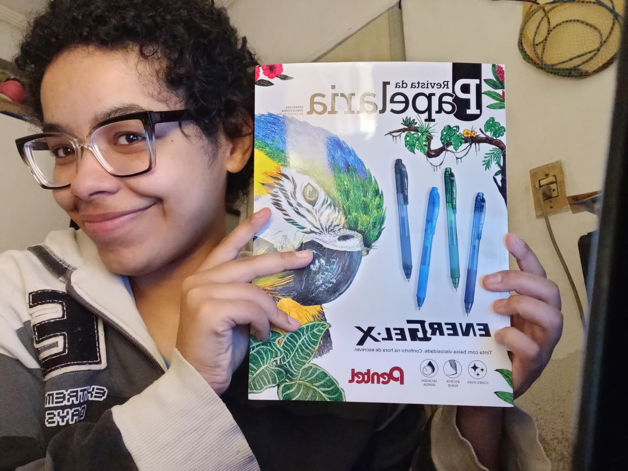o primeiro dia que apareci em uma revista