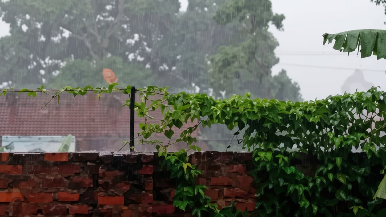 Rainy season in Uganda