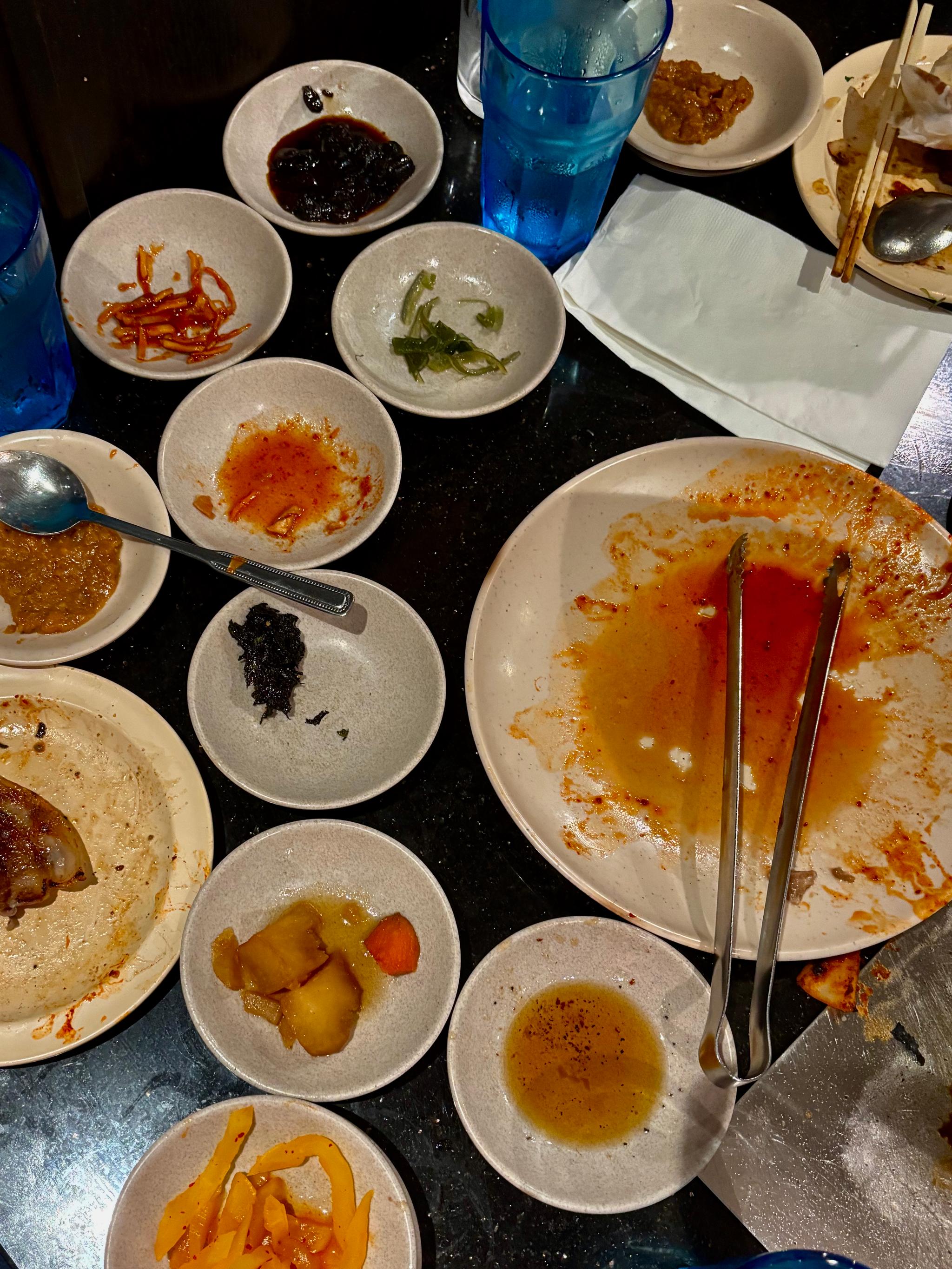 Sofía’s first KBBQ.