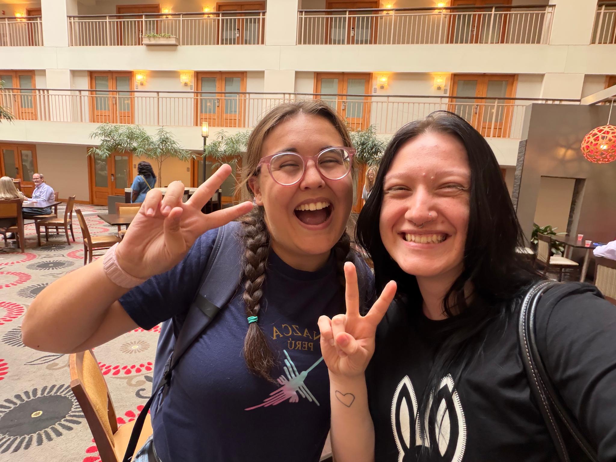 Chance encounter paired with nice conversation with Maya.