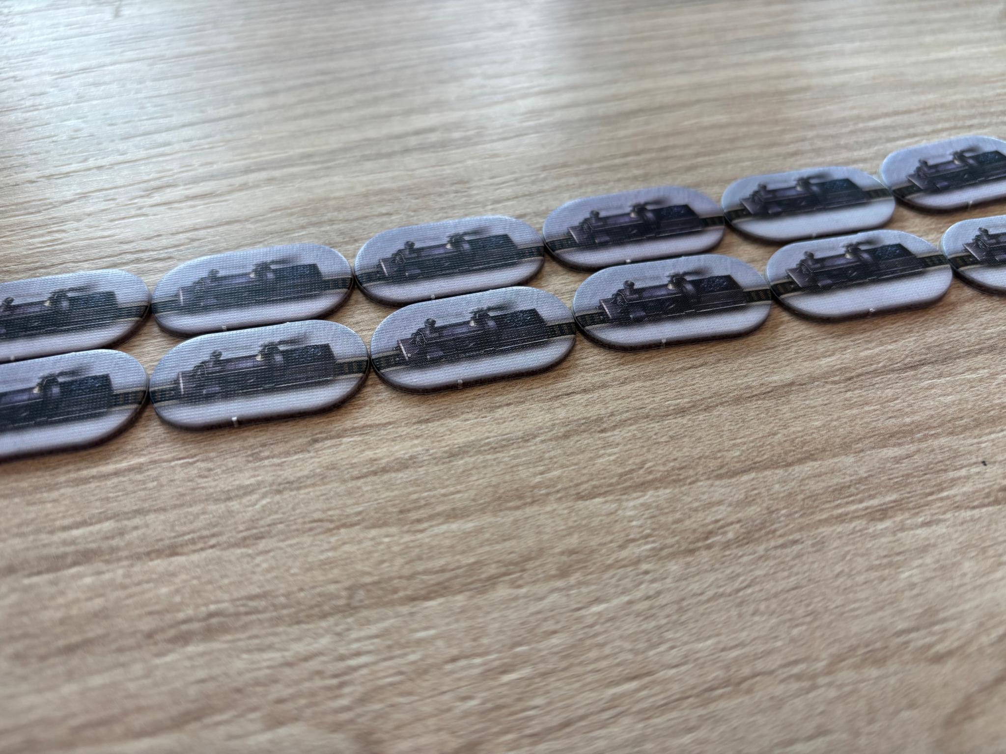Lining up tokens can be fun.