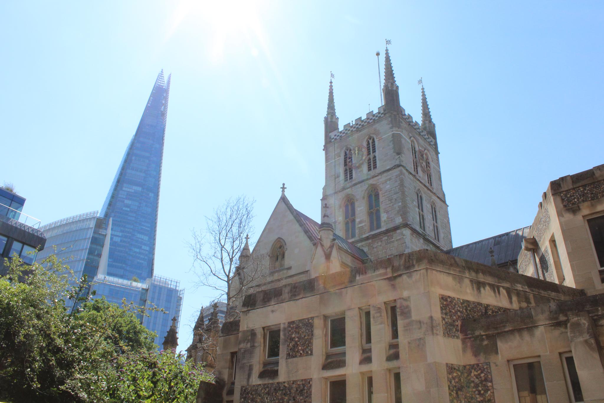 St George's Cathedral and the Shard