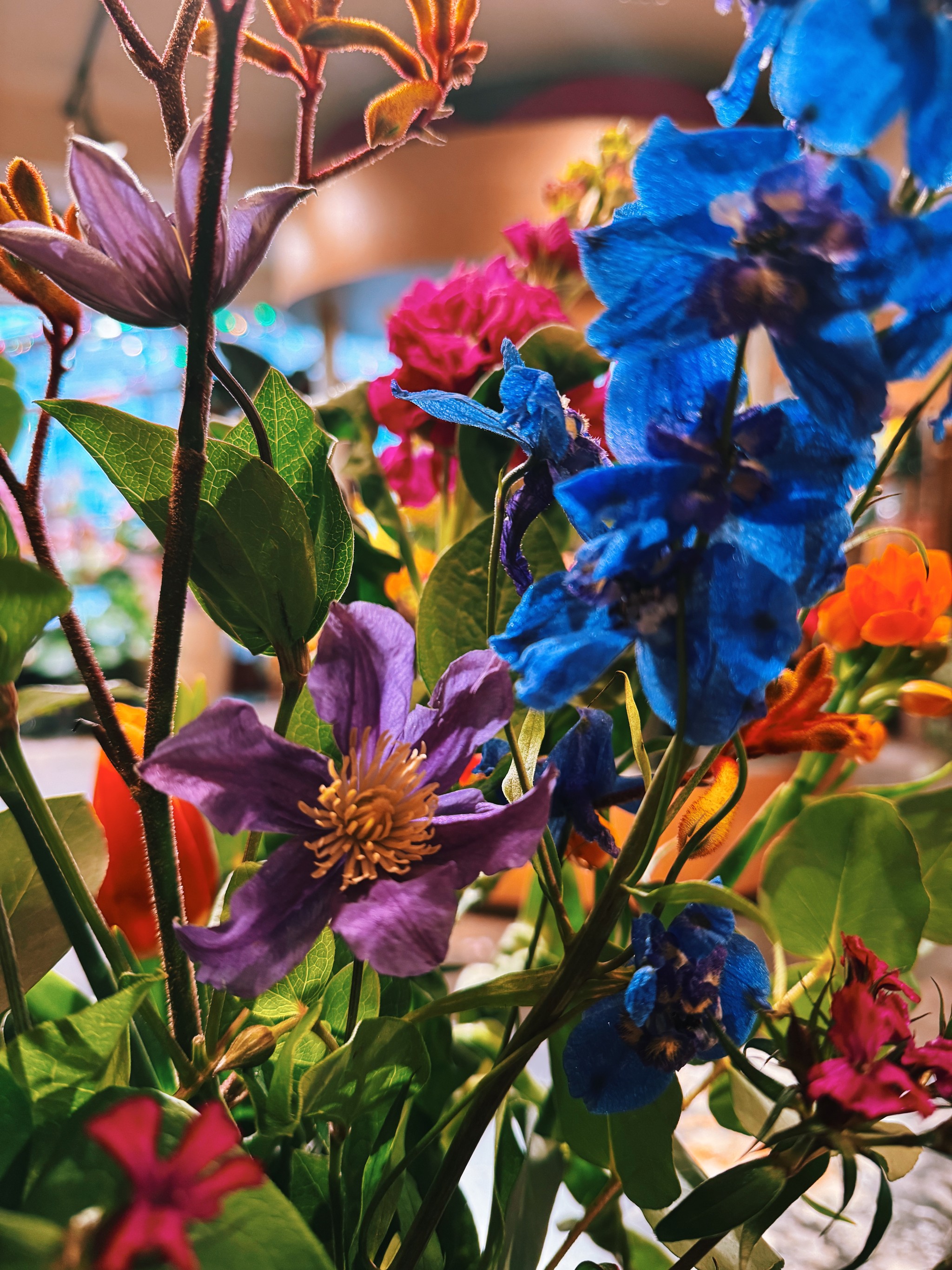 flowers at work